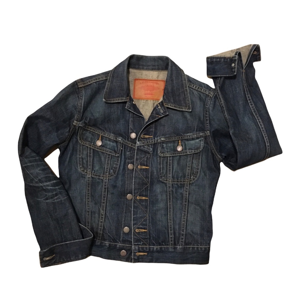 Ralph Lauren Dungarees Trucker Denim Jean  Jacket in great used condition